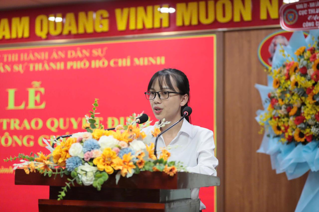 Cục THADS TP. Hồ Chí Minh: Công bố và trao quyết định tuyển dụng công chức năm 2024