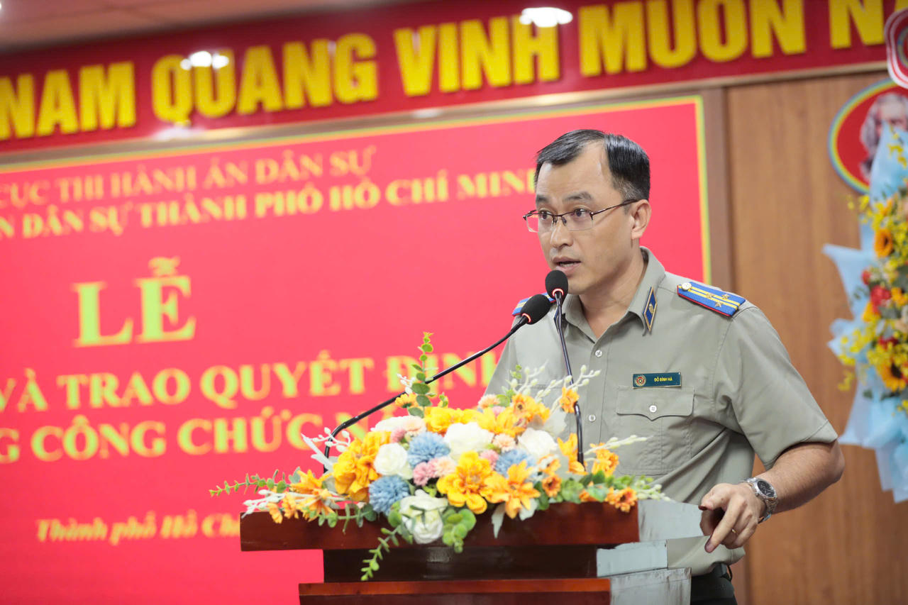 Cục THADS TP. Hồ Chí Minh: Công bố và trao quyết định tuyển dụng công chức năm 2024