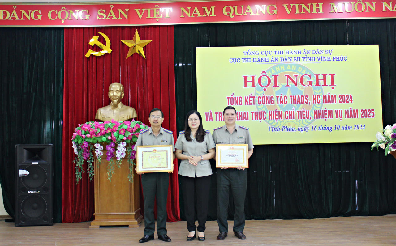 Vĩnh Phúc tổng kết công tác Thi hành án dân sự năm 2024