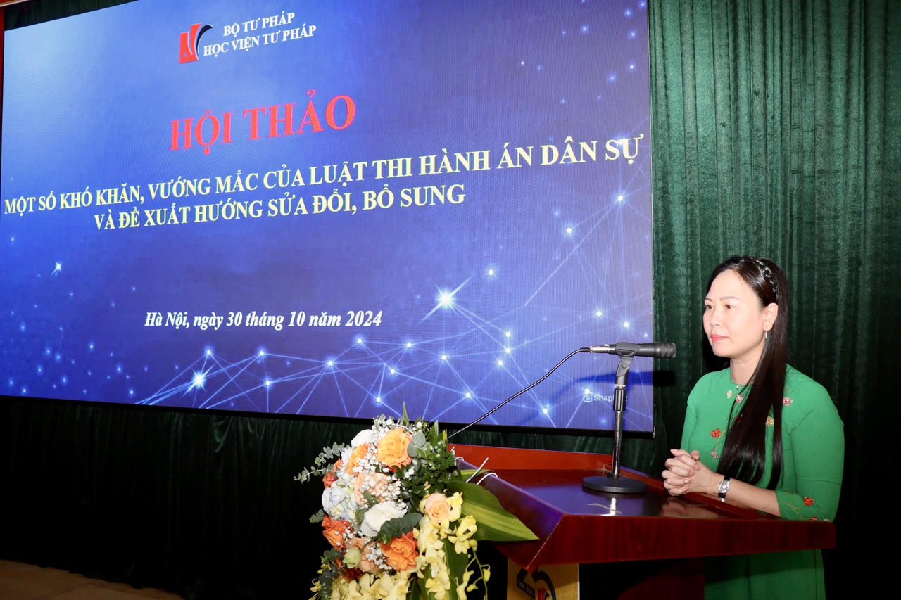 Sửa đổi Luật Thi hành án dân sự: Cần quy định cụ thể về quyền và nghĩa vụ của người đại diện theo pháp luật