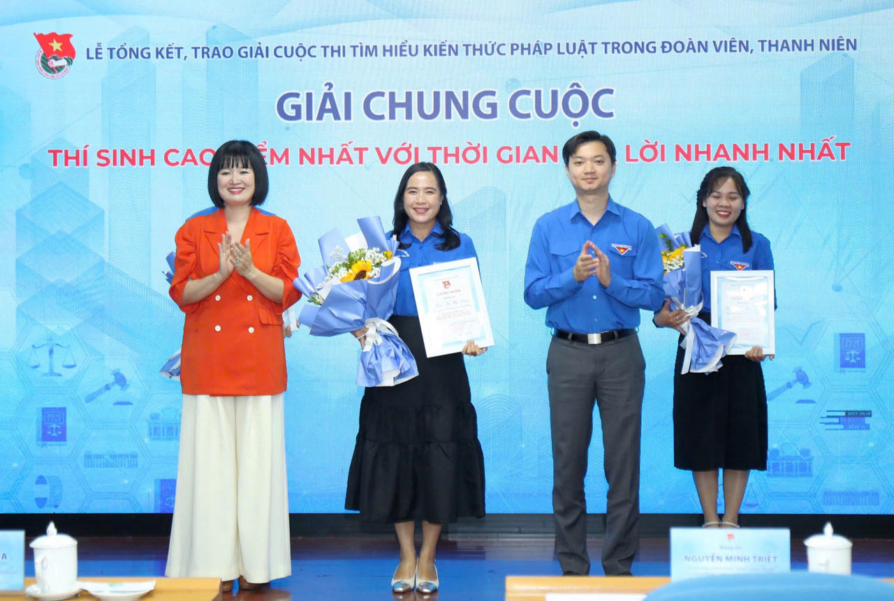 Hơn 217 nghìn lượt thí sinh tham gia cuộc thi “Tìm hiểu kiến thức pháp luật trong đoàn viên, thanh niên”