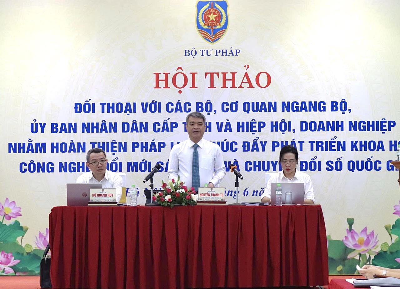 Hoàn thiện pháp luật thúc đẩy phát triển khoa học, công nghệ, đổi mới sáng tạo