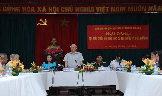 Tổng Bí thư: 'Phải nghĩ đến cái chung, nói không làm sẽ mất uy tín'