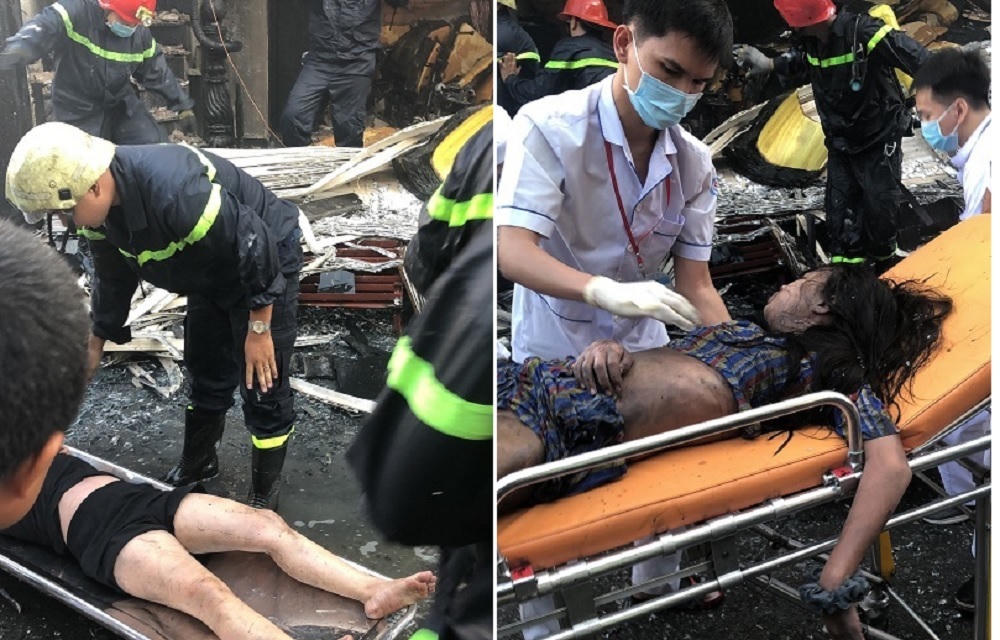 Giải cứu 7 người mắc kẹt trong căn nhà bị hỏa hoạn