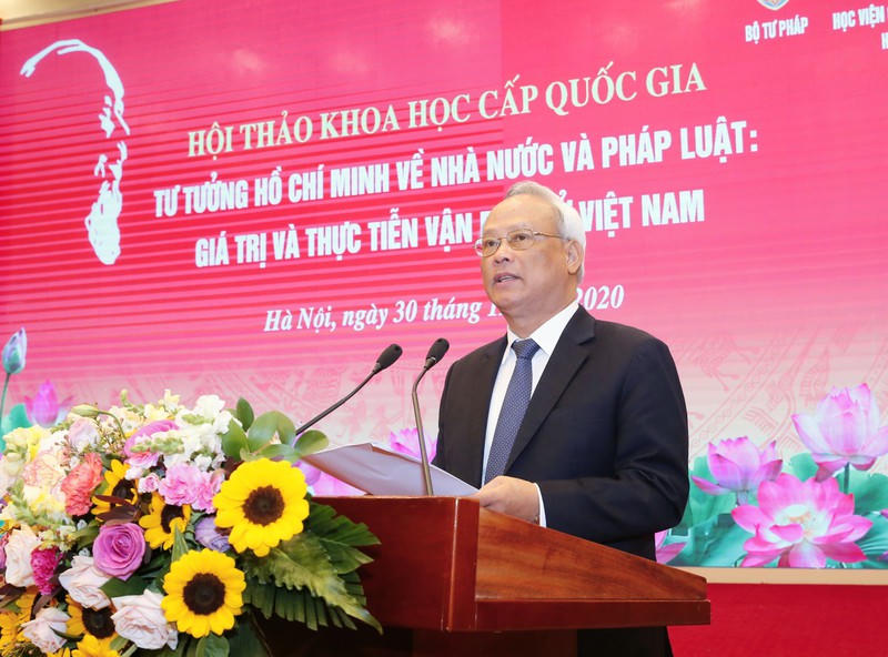 Vận dụng triệt để những giá trị sâu sắc về Nhà nước và pháp luật kết tinh trong tư tưởng Hồ Chí Minh