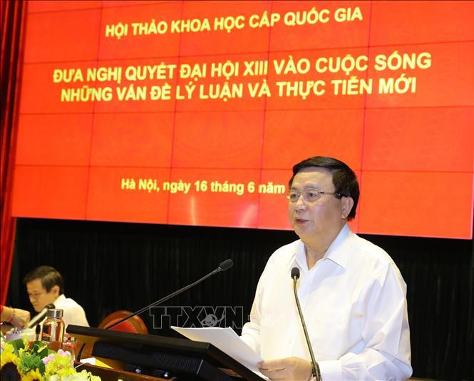 Đưa nghị quyết Đại hội XIII của Đảng vào cuộc sống - Những vấn đề lý luận và thực tiễn mới