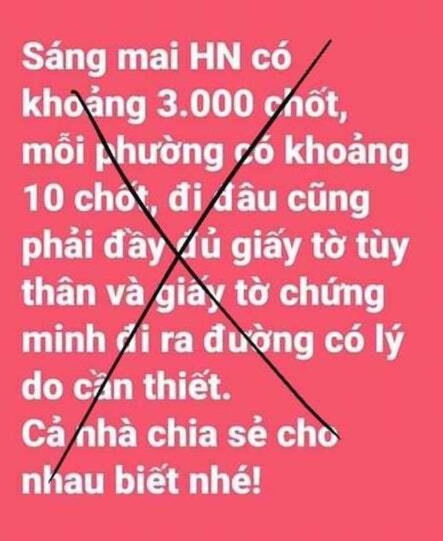 Công an Hà Nội khẳng định thông tin 3.000 chốt kiểm soát là "không đúng sự thật"