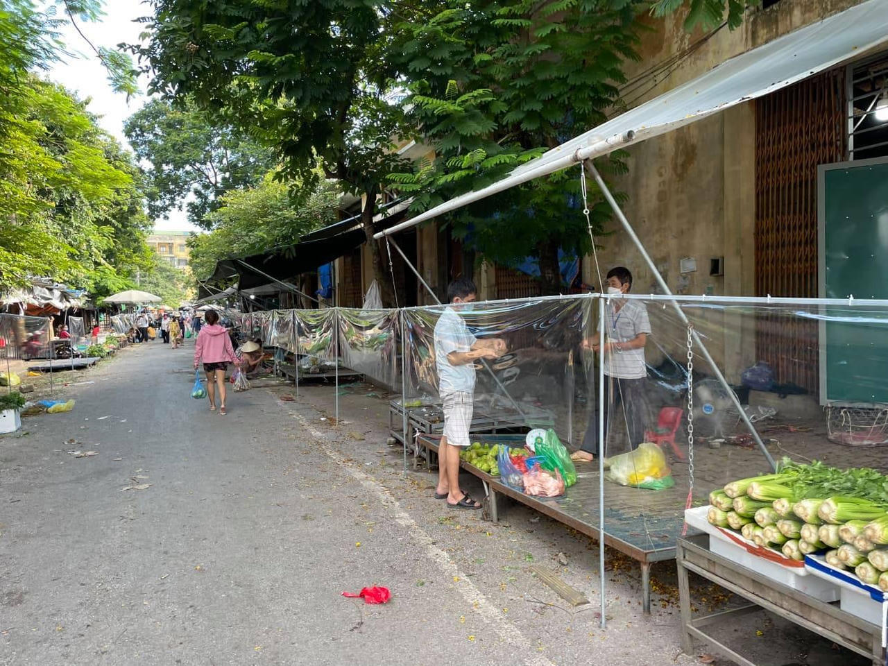 Chợ đầu mối lớn nhất phía Nam Hà Nội hoạt động trở lại từ ngày 20/8