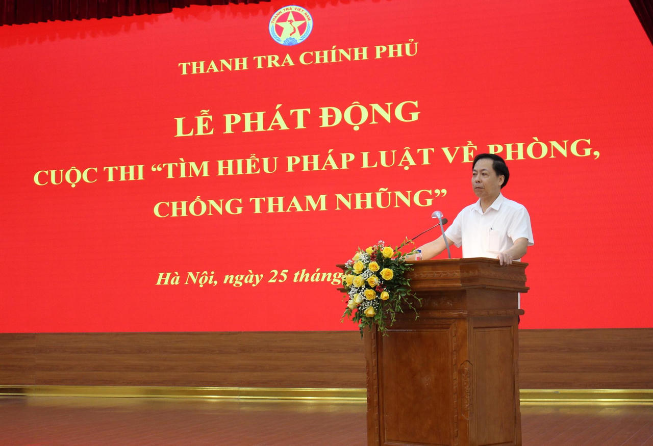 Phát động Cuộc thi 'Tìm hiểu pháp luật về phòng, chống tham nhũng'