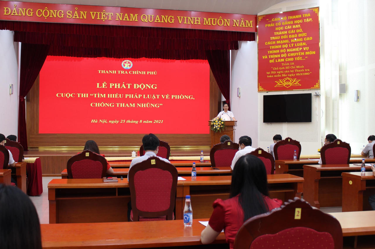 Phát động Cuộc thi 'Tìm hiểu pháp luật về phòng, chống tham nhũng'