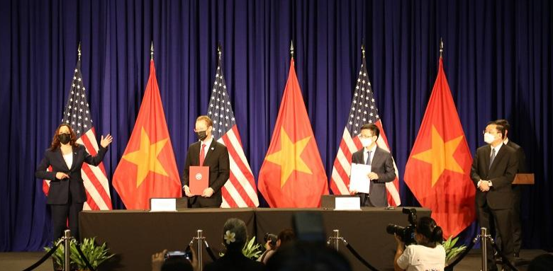 Chuyến công du của Phó Tổng thống Kamala Harris tái khẳng định cam kết của Hoa Kỳ đối với Việt Nam 