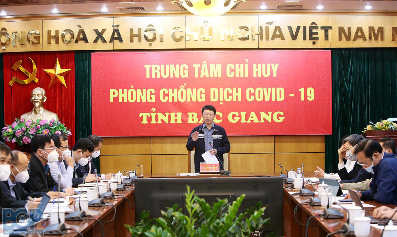 Bắc Giang nghiêm khắc phê bình Chủ tịch huyện để bùng phát ổ dịch rất phức tạp