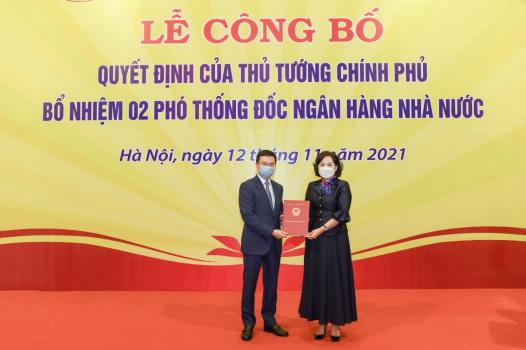 Công bố quyết định của Thủ tướng Chính phủ về công tác cán bộ tại Ngân hàng Nhà nước Việt Nam