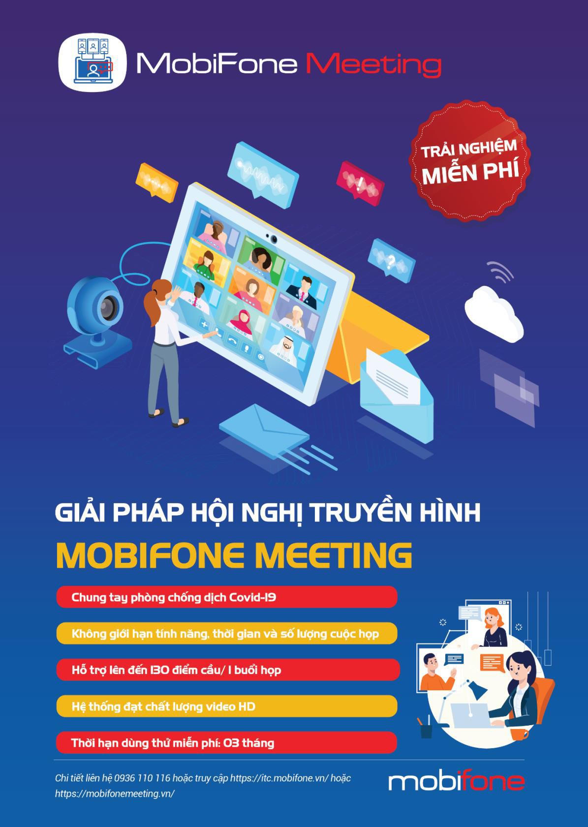 Chọn ‘phòng họp ảo’ MobiFone Meeting, doanh nghiệp lợi gì?