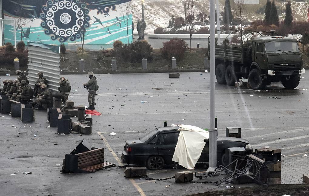 Tổng thống Putin tuyên bố chiến thắng trong việc bảo vệ Kazakhstan