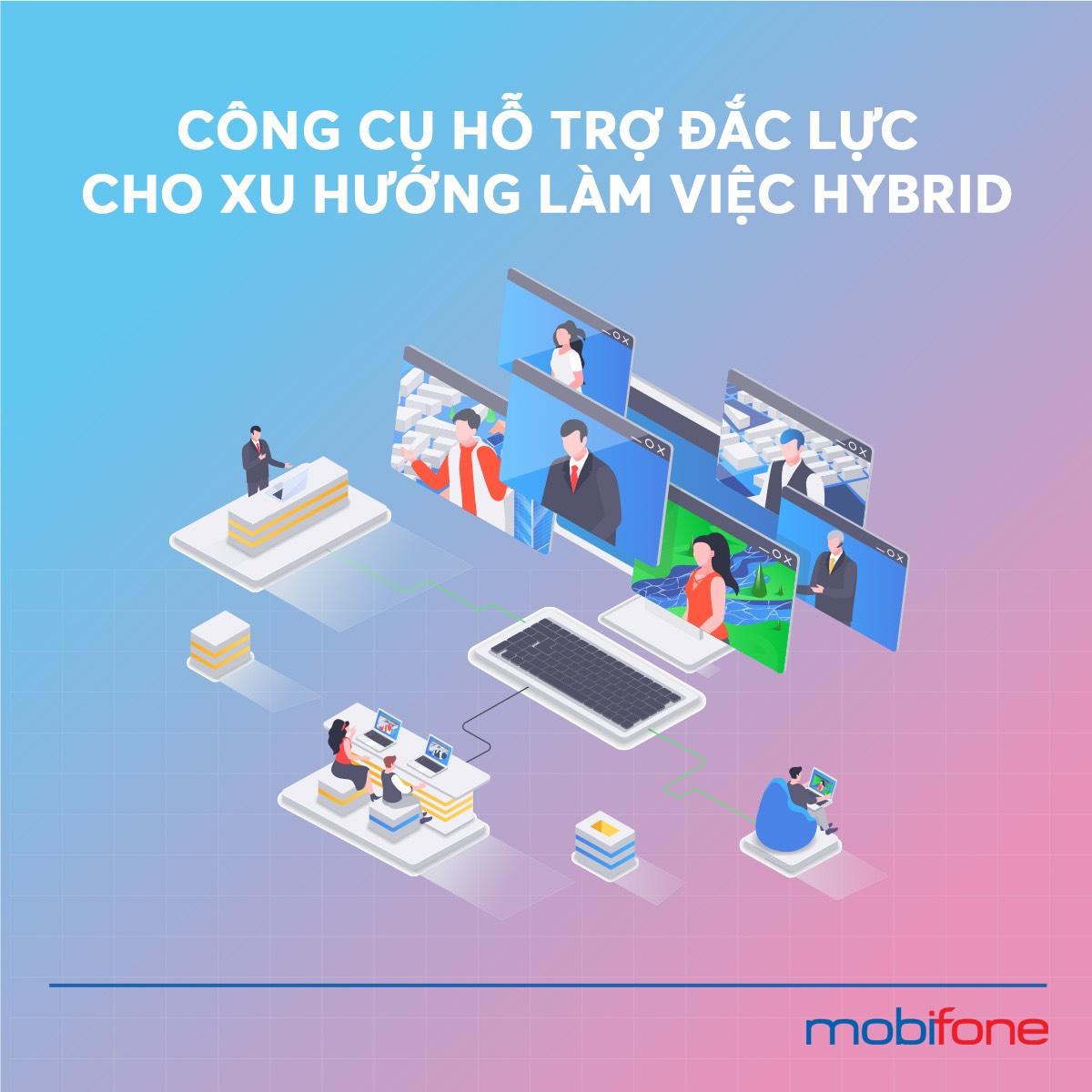 Mô hình làm việc kết hợp giữa truyền thông và làm việc từ xa Hybrid working