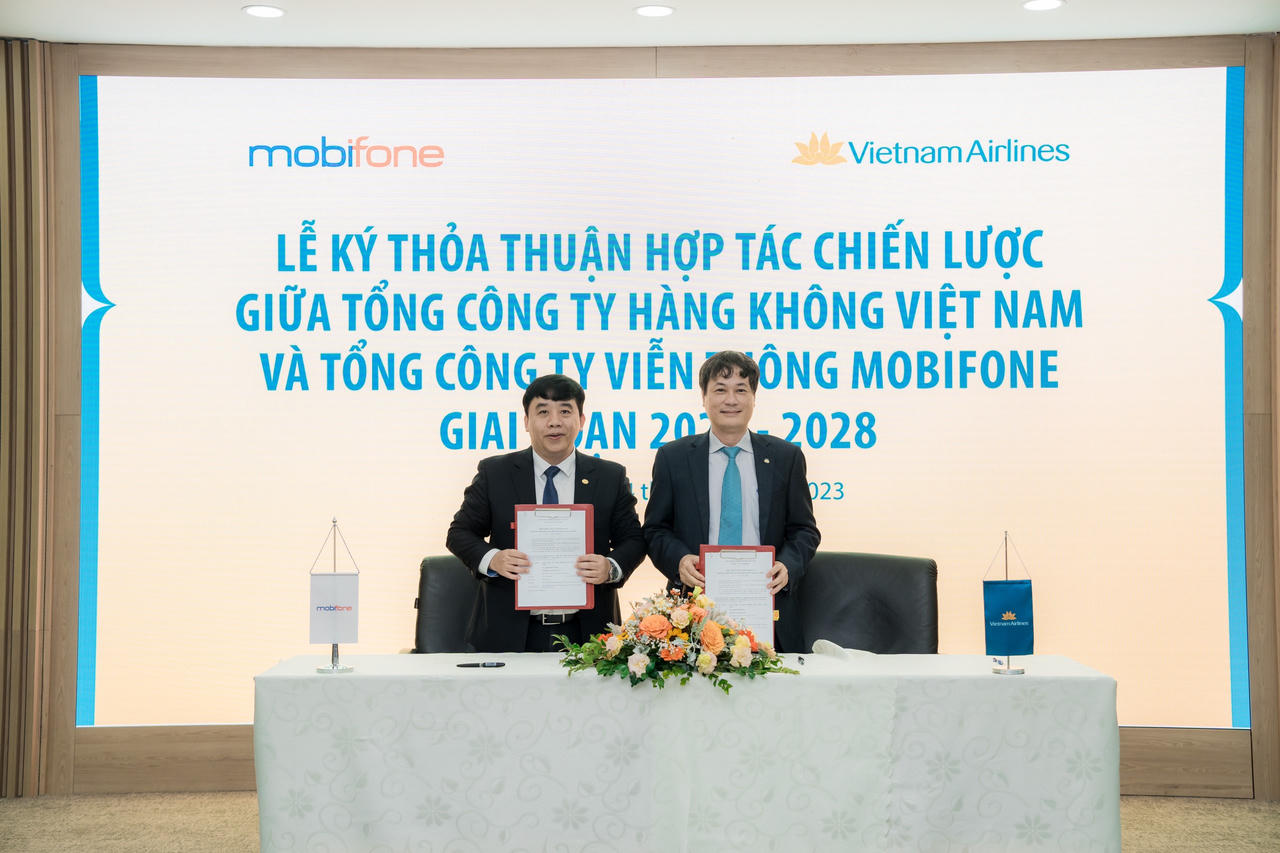 MobiFone hợp tác chiến lược với Vietnam Airlines