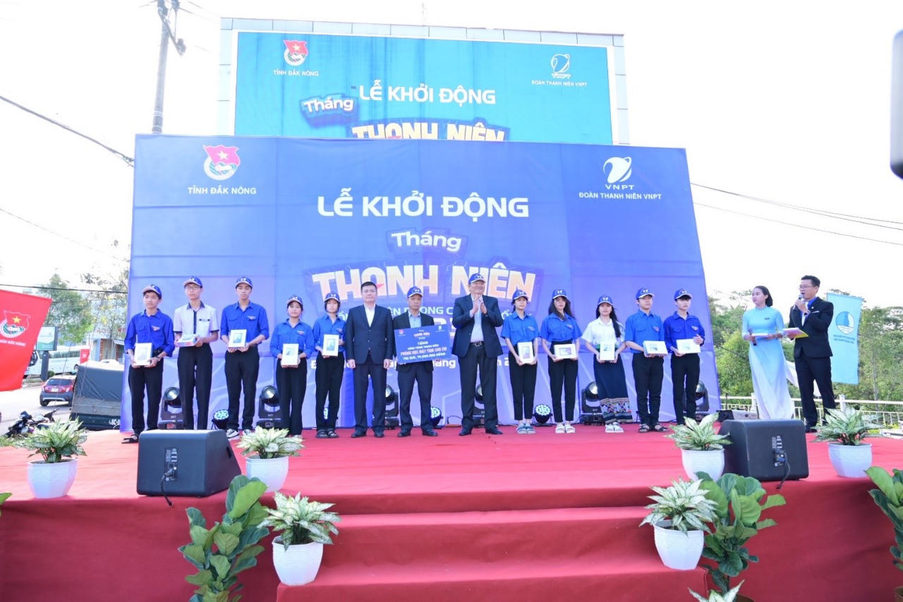 Đoàn thanh niên VNPT phối hợp với Tỉnh Đoàn Đăk Nông tổ chức lễ khởi động Tháng Thanh niên năm 2023