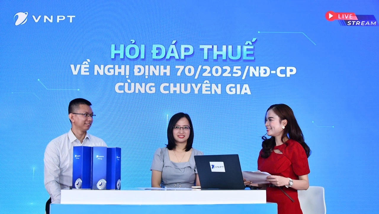 VNPT miễn phí phần mềm hóa đơn điện tử cho hộ kinh doanh trong năm 2025 
