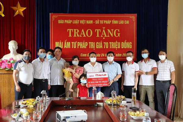 Báo Pháp luật Việt Nam trao “Mái ấm Tư pháp” tại tỉnh Lào Cai