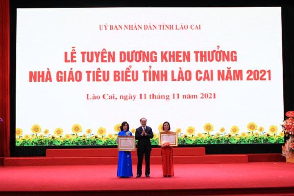 Lào Cai tuyên dương, khen thưởng các nhà giáo tiêu biểu năm 2021
