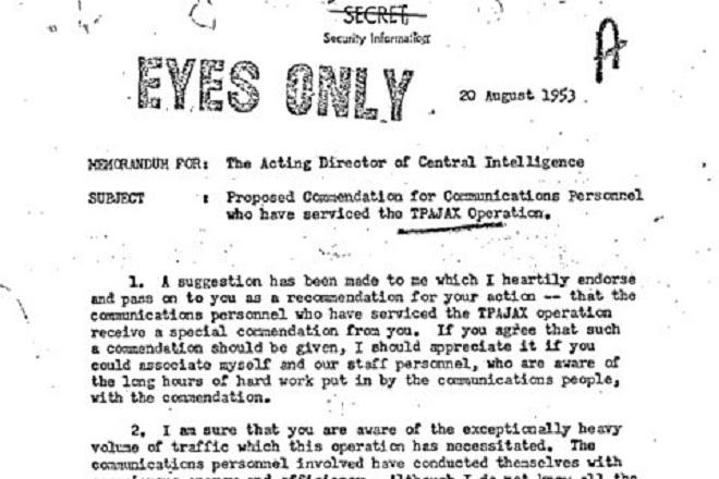 Đảo chính Iran 1953 - Những sự thật lần đầu công bố 