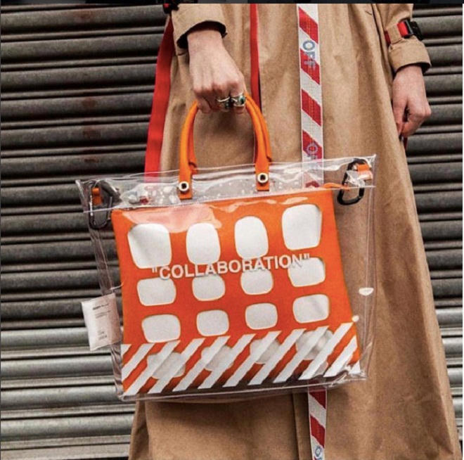 Túi xách trong suốt lên ngôi tại tuần lễ thời trang thu đông 2018