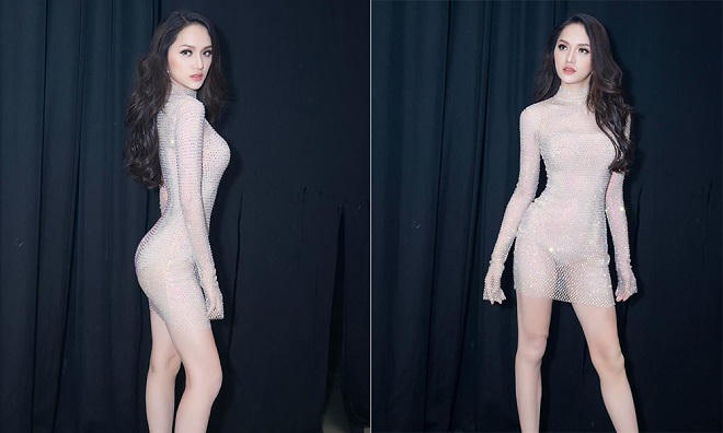 Trang phục quyến rũ giúp Hương Giang tỏa sáng tại Hoa hậu Chuyển giới Quốc tế 2018