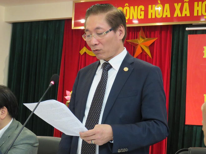 Bí thư Thành ủy Hà Nội Hoàng Trung Hải làm việc với Đoàn Luật sư thành phố Hà Nội 