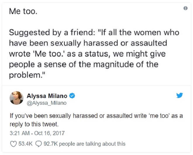 Điều khác biệt giữa hai chiến dịch #Metoo và Time’s Up