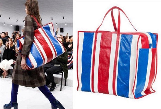Túi rác, cuộn giấy vệ sinh, giỏ đi chợ bỗng thành phụ kiện thời trang đắt đỏ
