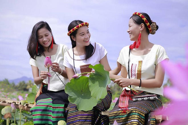 Cánh đồng sen 5 ha nở rộ giữa nắng hạn Ninh Thuận