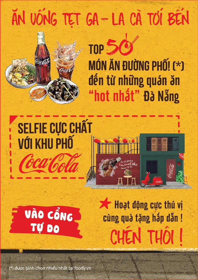 Coca- Cola tổ chức lễ hội ẩm thực đường phố tại Đà Nẵng