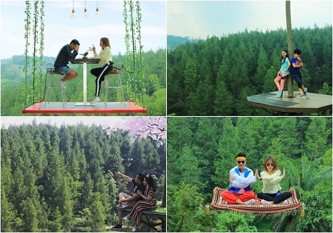 Khu du lịch không dành cho người sợ độ cao ở Indonesia