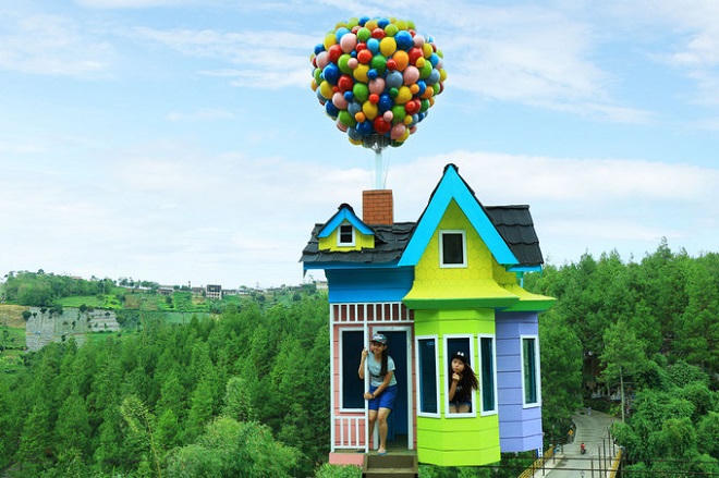 Khu du lịch không dành cho người sợ độ cao ở Indonesia