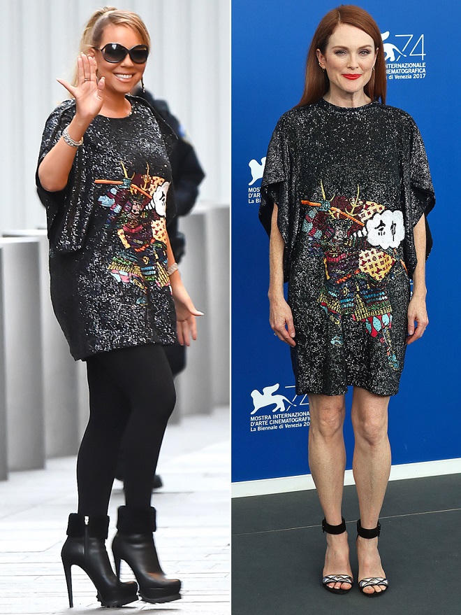 Những màn 'mặc chung' váy áo mới nhất của người đẹp quốc tế