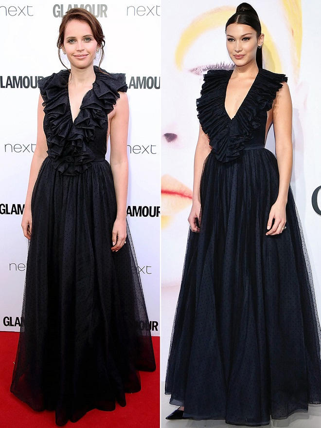 Những màn 'mặc chung' váy áo mới nhất của người đẹp quốc tế