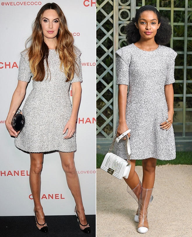 Những màn 'mặc chung' váy áo mới nhất của người đẹp quốc tế