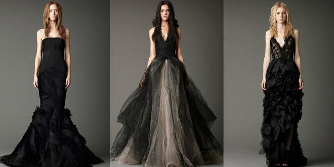 Không phải váy trắng truyền thống, xu hướng váy cưới màu đen đang “dậy sóng”