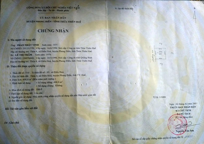 Cán bộ xã lạm quyền cấp đất, dân 10 năm đeo đẳng kiện tụng