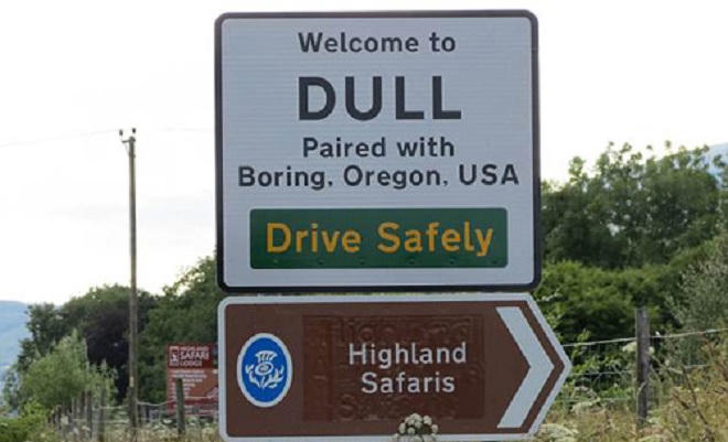 Những địa danh có tên hài hước nhất thế giới