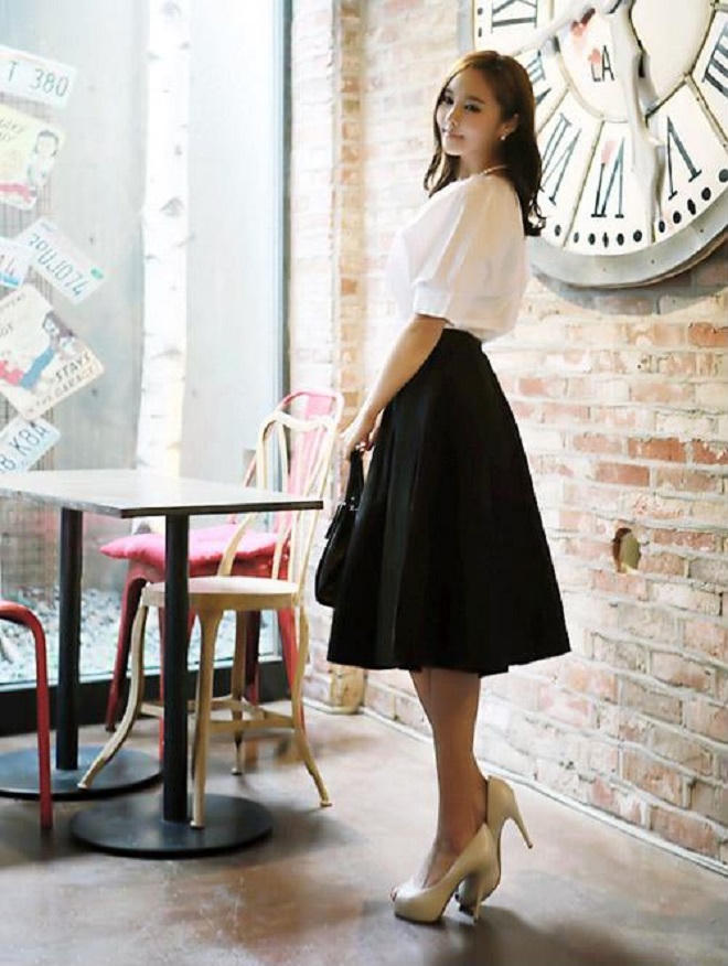 3 cách chọn váy midi cực chuẩn cho các nàng "nấm lùn"