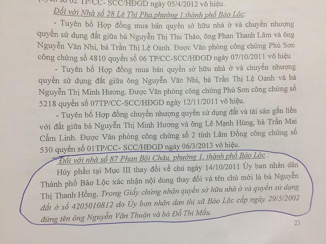 Bị đơn không còn tài sản thi hành án, Chi nhánh Văn phòng đăng ký đất đai có vô can?