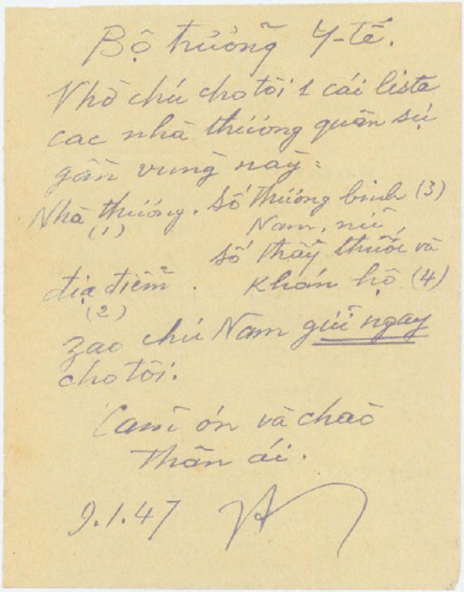 Rưng rưng những kỷ vật về Bác 