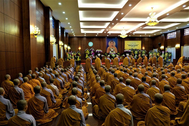 500 tăng ni, phật tử TP HCM tưởng niệm Chủ tịch nước Trần Đại Quang