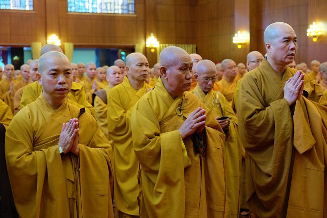 500 tăng ni, phật tử TP HCM tưởng niệm Chủ tịch nước Trần Đại Quang