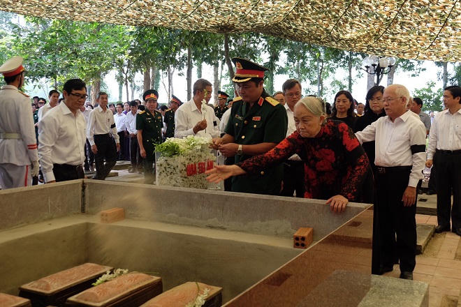 Đồng Nai tổ chức lễ truy điệu và an táng 13 hài cốt liệt sĩ