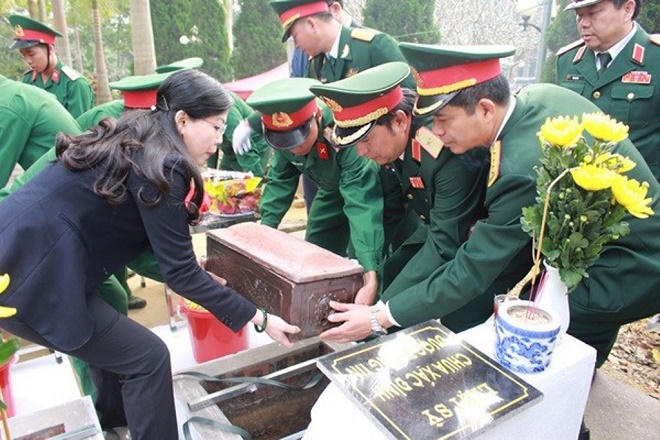 Phấn đấu mỗi năm tìm kiếm, quy tập 2.000 hài cốt liệt sỹ