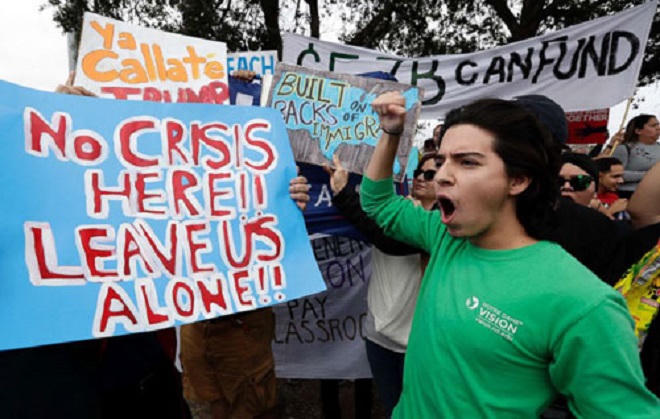 Bức tường chia cắt quan điểm nước Mỹ