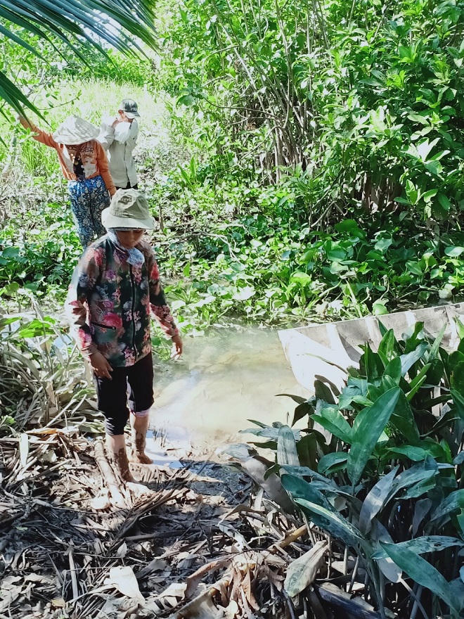 Hộ gia đình bị hàng xóm bịt lối đi: Cán bộ xã hướng dẫn dân… bơi xuồng vào nhà